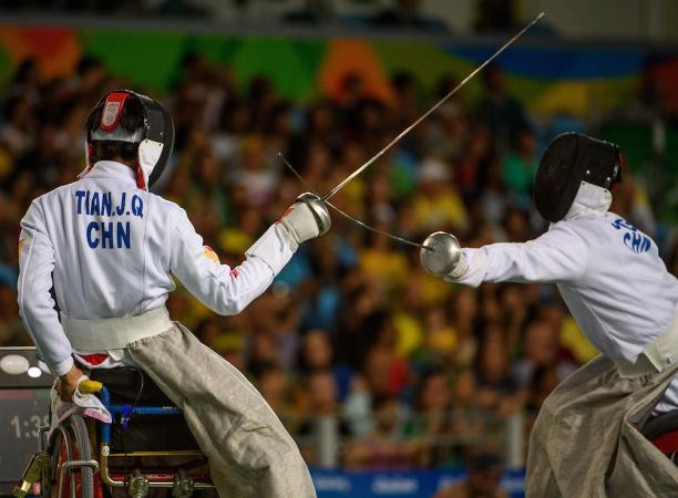 The world's best wheelchair fencers are competing across 22 medal events ©Rio 2016