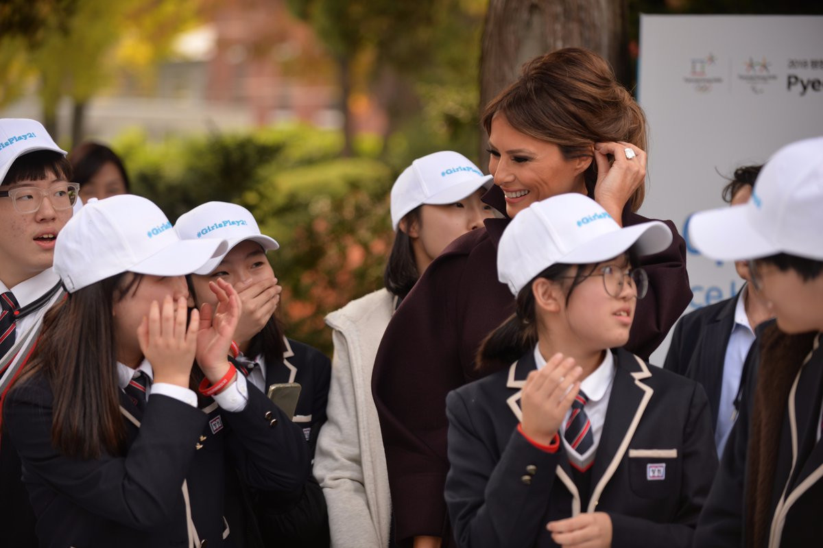 An event to help promote Pyeongchang 2018 was attended by United States First Lady Melania Trump ©Twitter