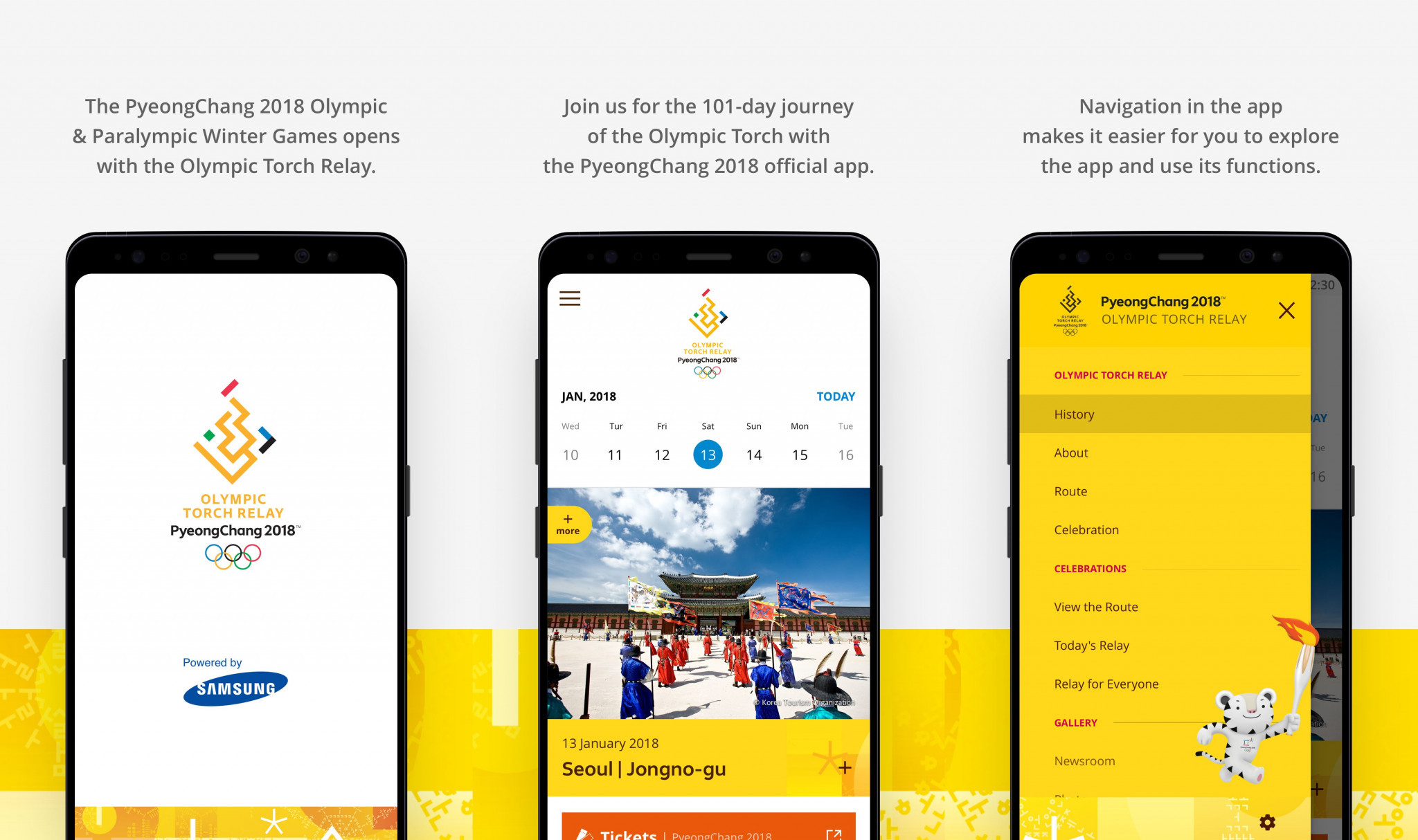 Pyeongchang 2018 launches official app