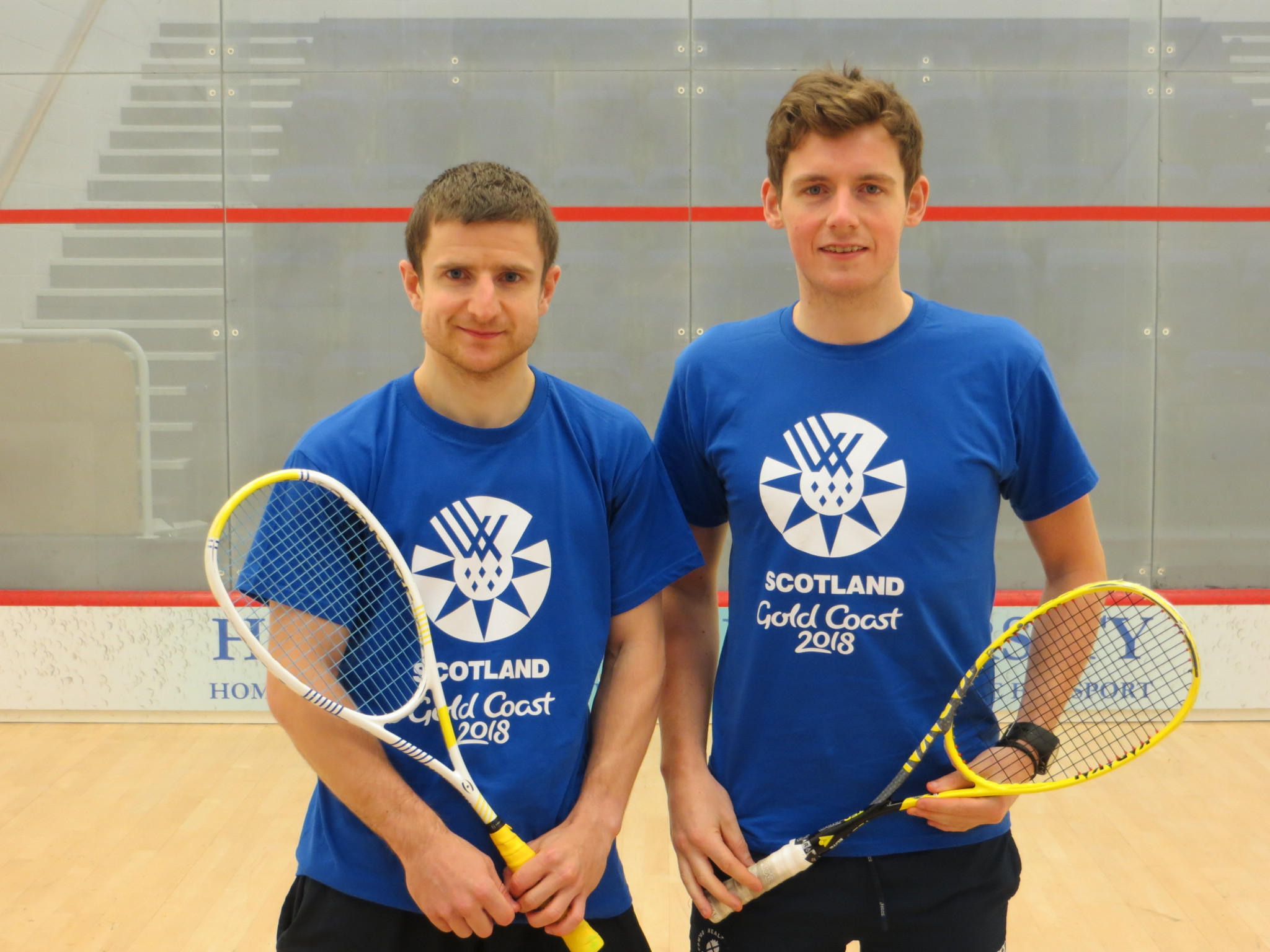 Alan Clyne and Greg Lobban have today been named as the first two squash players selected to compete for Team Scotland at the Gold Coast 2018 Commonwealth Games ©Team Scotland
