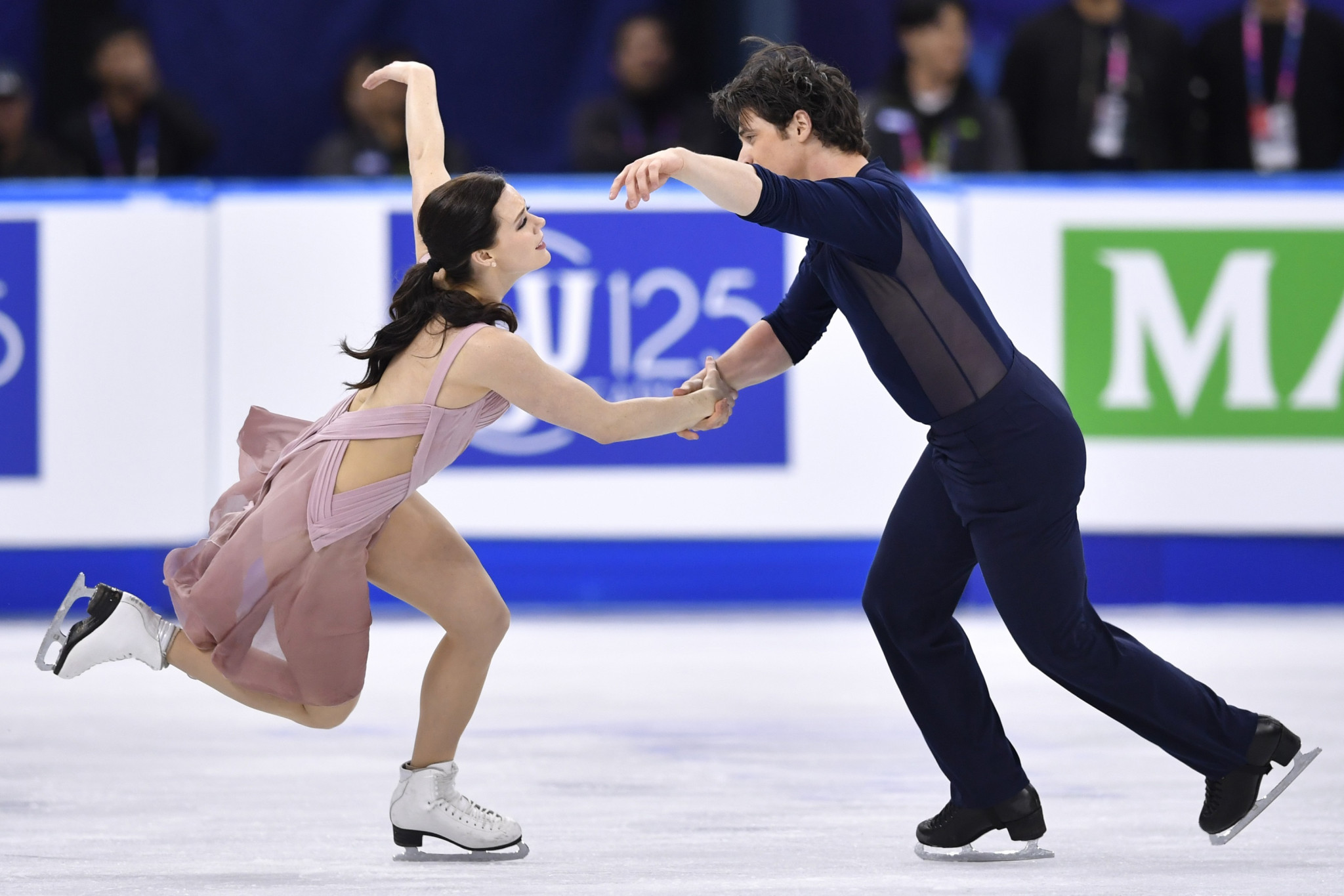 World ice dance champions Tessa Virtue and Canadians Scott Moir will be looking to follow up their victory at Skate Canada International with another good performance at the NHK Trophy in Osaka ©Getty Images
