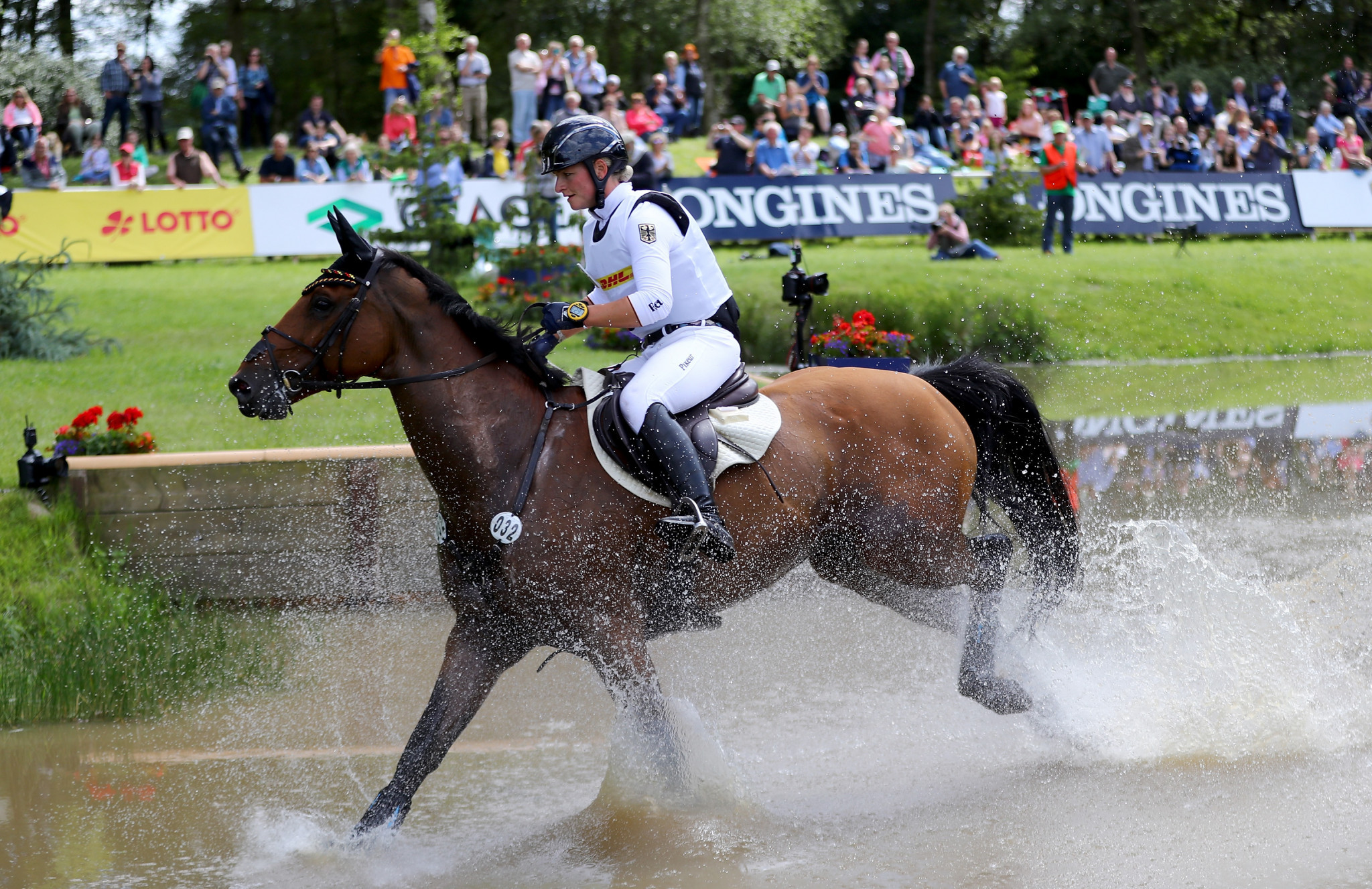  Julia Krajewski's horse Samourai du Thot tested positive at the European Championships ©Getty Images