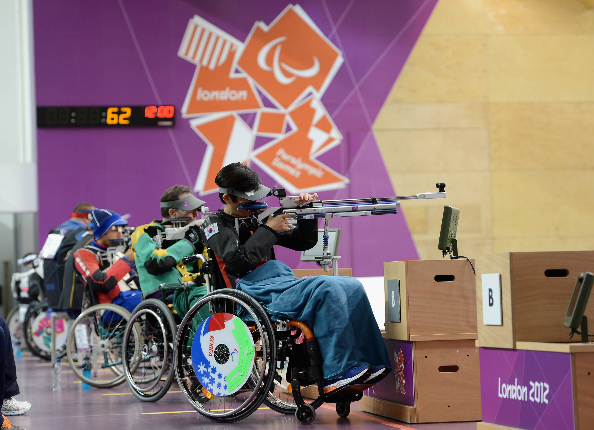 Jeon Youngjun, pictured here competing during the London 2012 Paralympic Games, broke a world record today at the World Shooting Para Sport World Cup in Bangkok ©Getty Images
