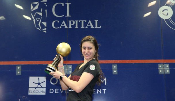 Egypt’s Nour El Sherbini will be hoping to complete a hat-trick of triumphs ©PSA