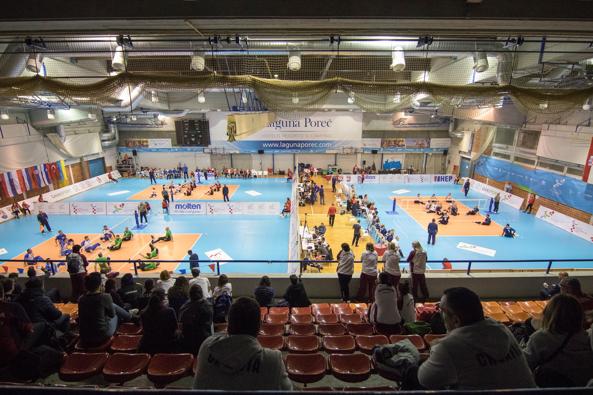 Quarter-final action was the focus today as the European Sitting Volleyball Championships continued in Poreč ©ParaVolley Europe Sitting Volleyball Championship