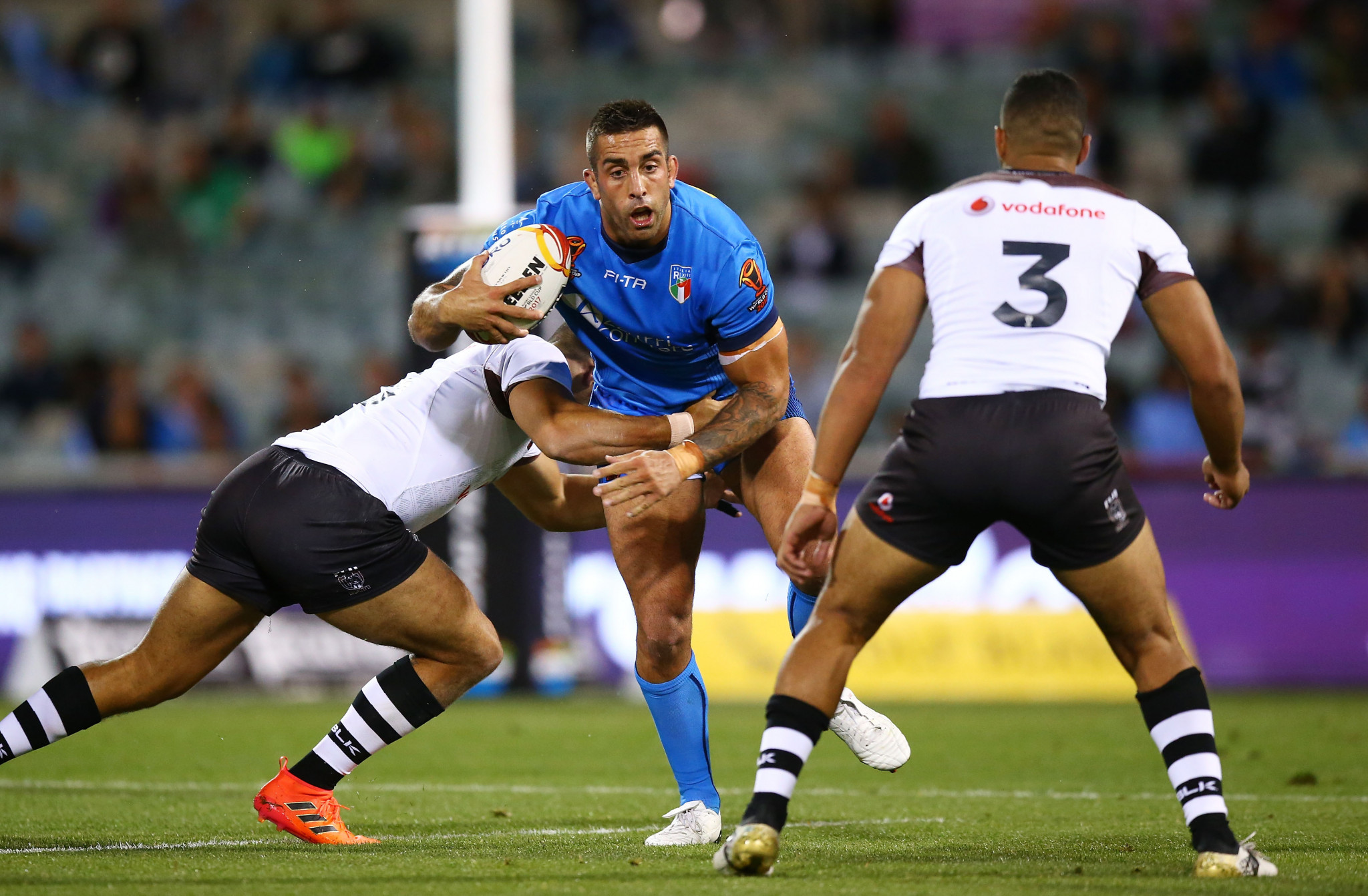 Fiji romped past Italy to reach the quarter-final of the World Cup ©Getty Images
