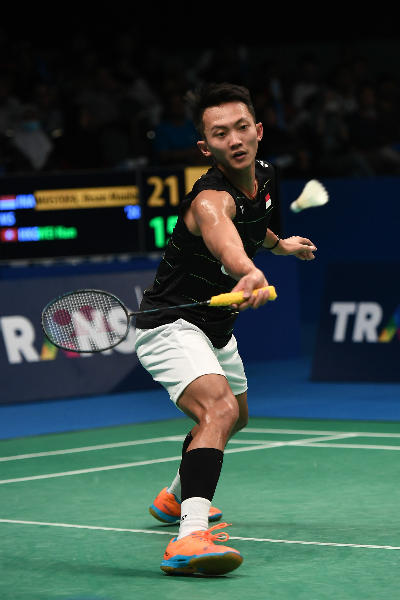 Indonesia's Ihsan Maulana Mustofa knocked-out the second seed in the men's singles ©Getty Images