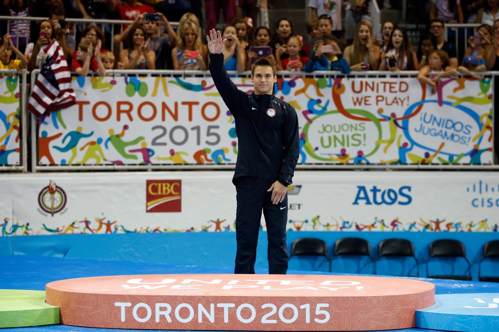 Artistic gymnast Sam Mikulak scooped the best male award after winning four medals at the Toronto 2015 Pan American Games