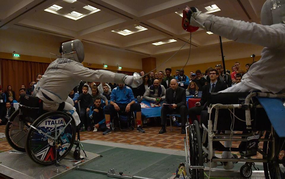 It was another good day for Italy at the IWAS Wheelchair Fencing World Championships in Rome ©Facebook