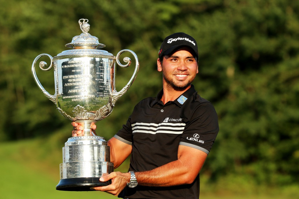 Australia's Jason Day claimed his first major title at the US PGA Championship in Wisconsin ©Getty Images