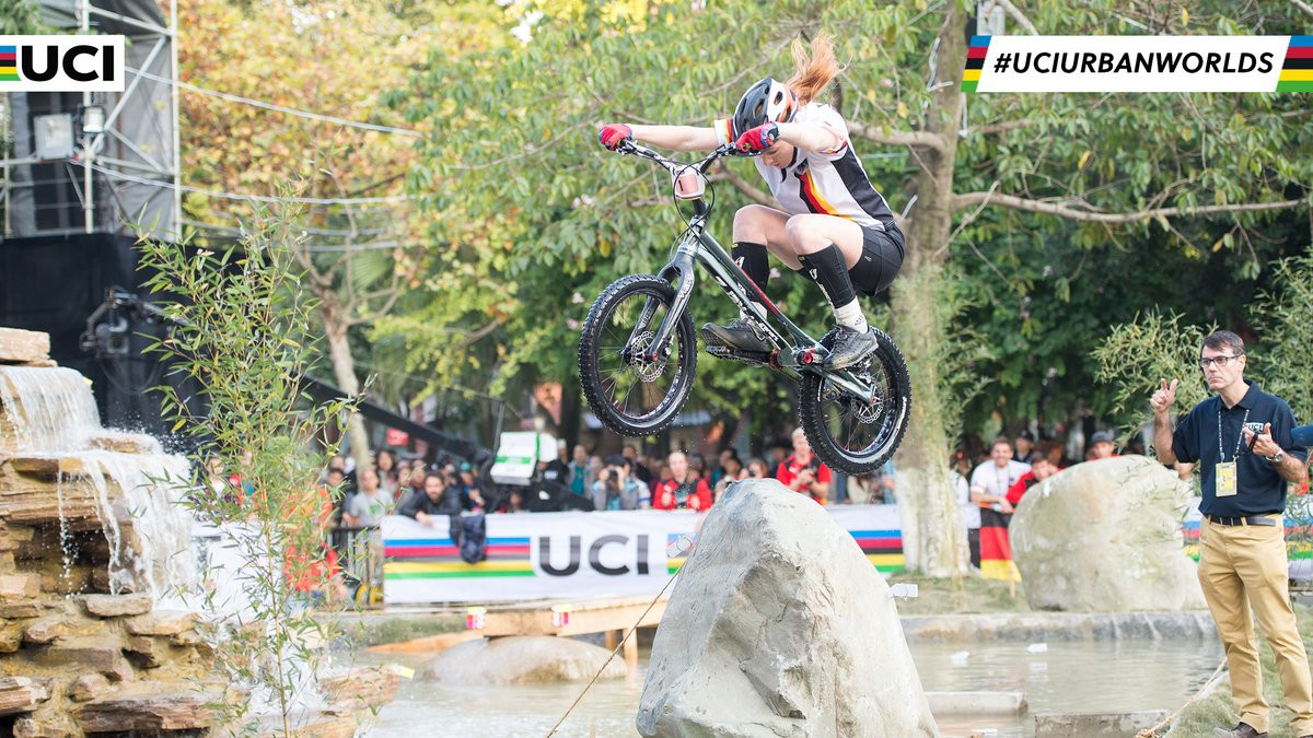 Carthy and Reichenbach defend trials titles at Urban Cycling World Championships