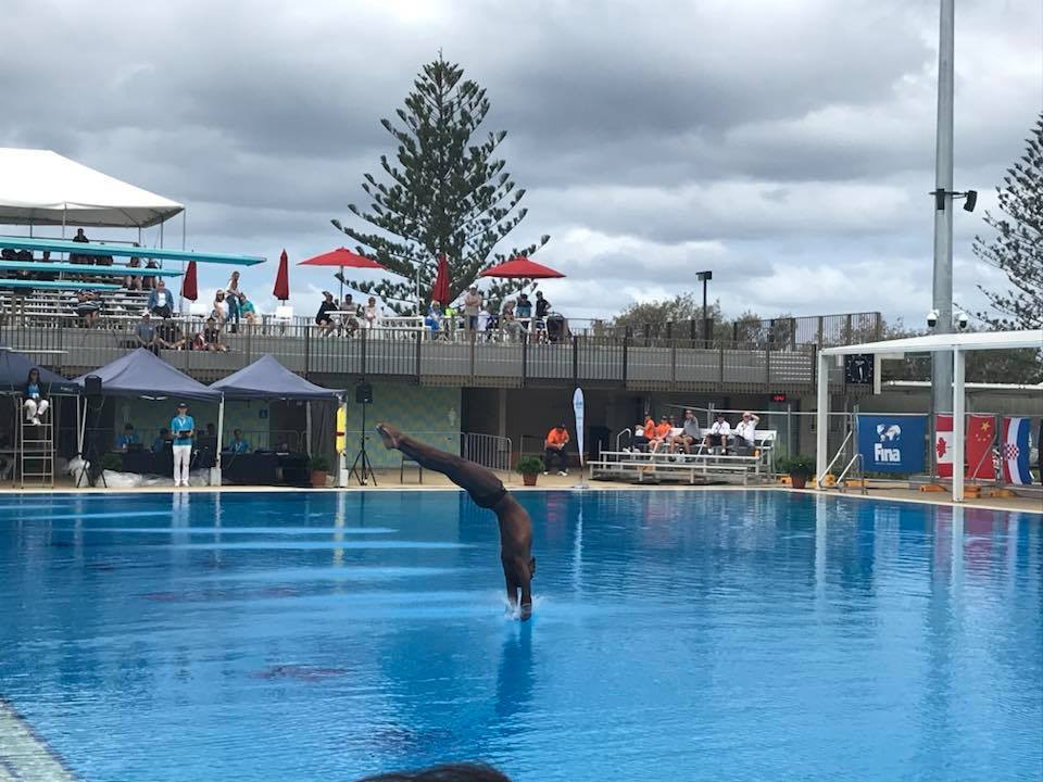 Men's springboard events were the focus for much of the day ©Facebook/FINA Diving Grand Prix Gold Coast