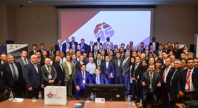Carlos Dos Santo spoke during the FIAS Congress, which was held on the eve of the 2017 World Sambo Championships ©FIAS