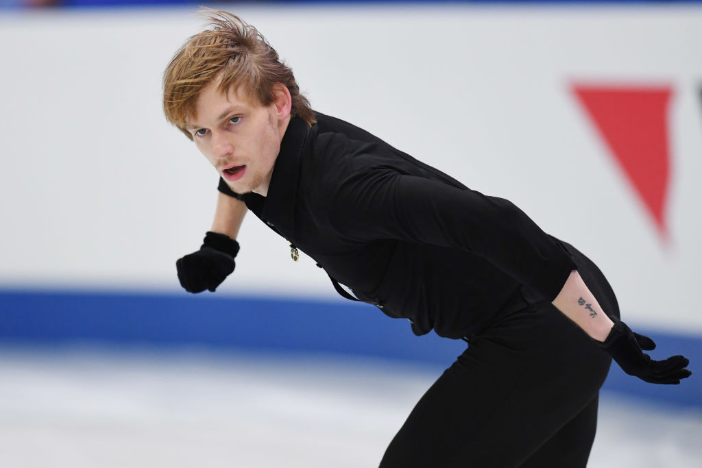 Russia’s Sergei Voronov claimed the first Grand Prix gold medal of his long career ©ISU