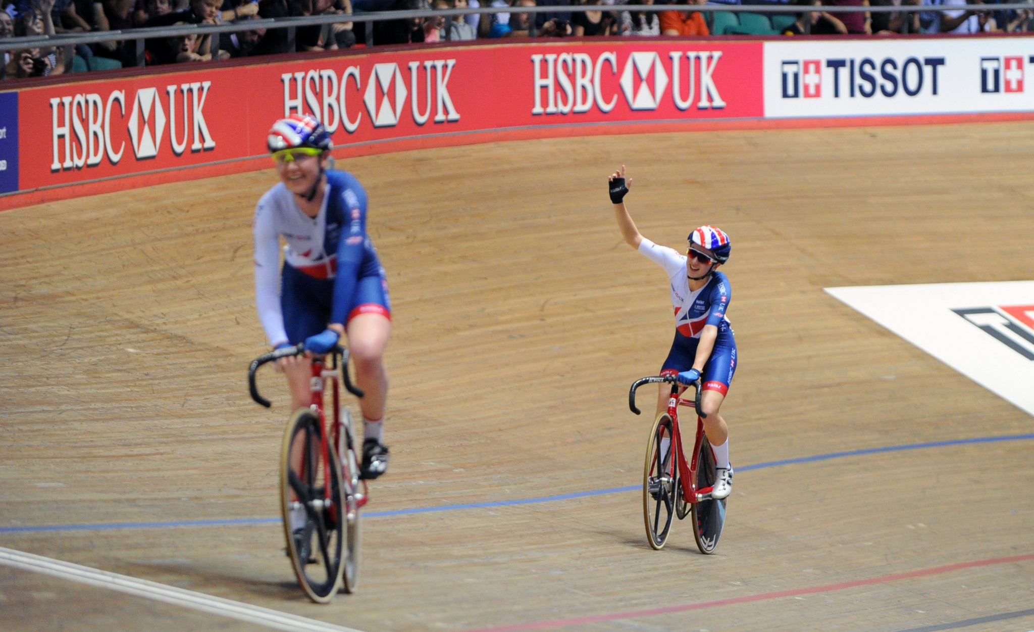 Katie Archibald and Elinor Barker won the women's madison ©Getty Images