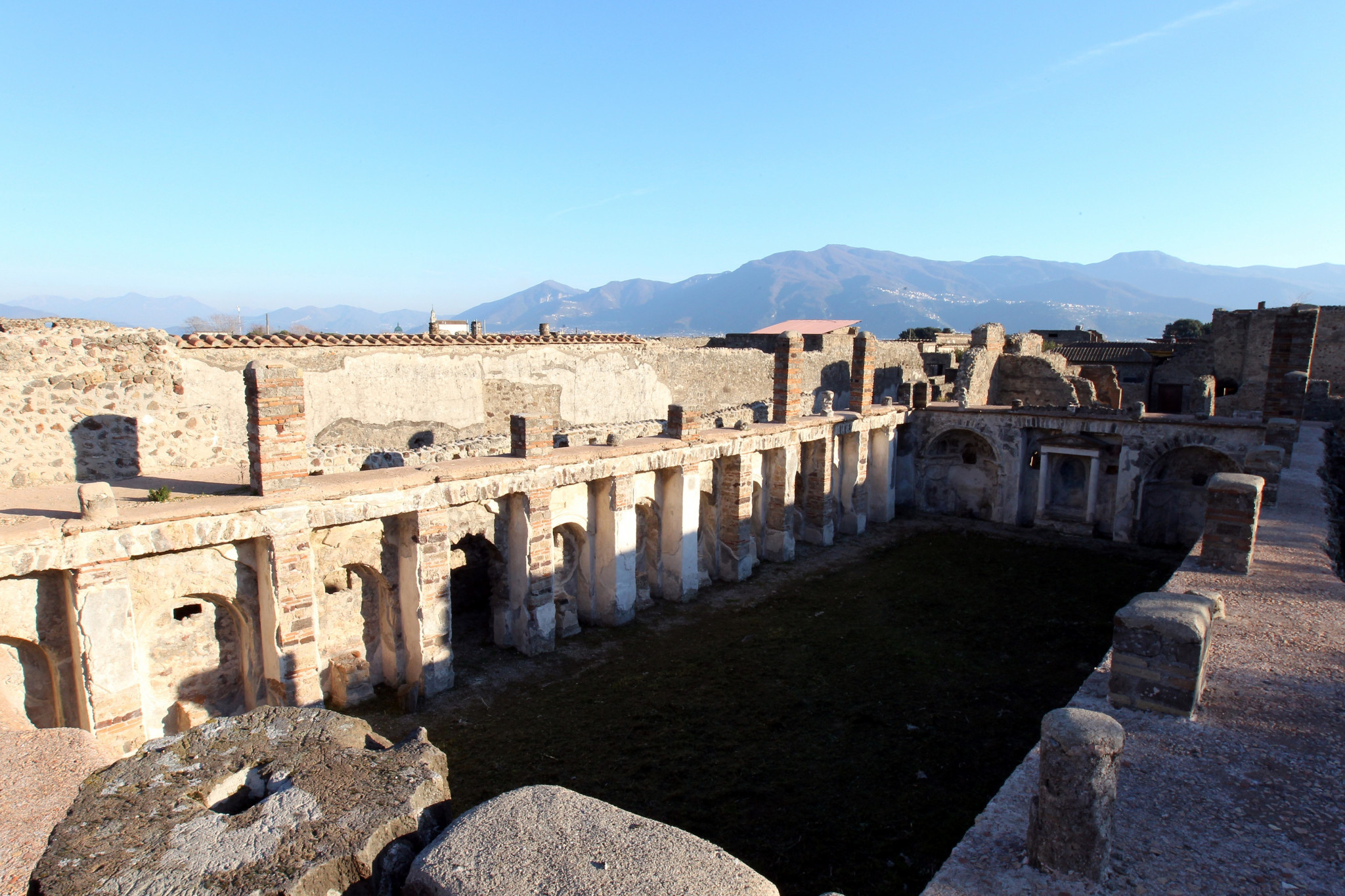 Living near cultural sites such as Pompeii has be highlighted as an attraction of the roles ©Getty Images