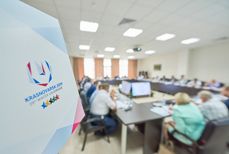 An interdepartmental working group meeting has provided updates on the Winter Universiade ©Krasnoyarsk 2019