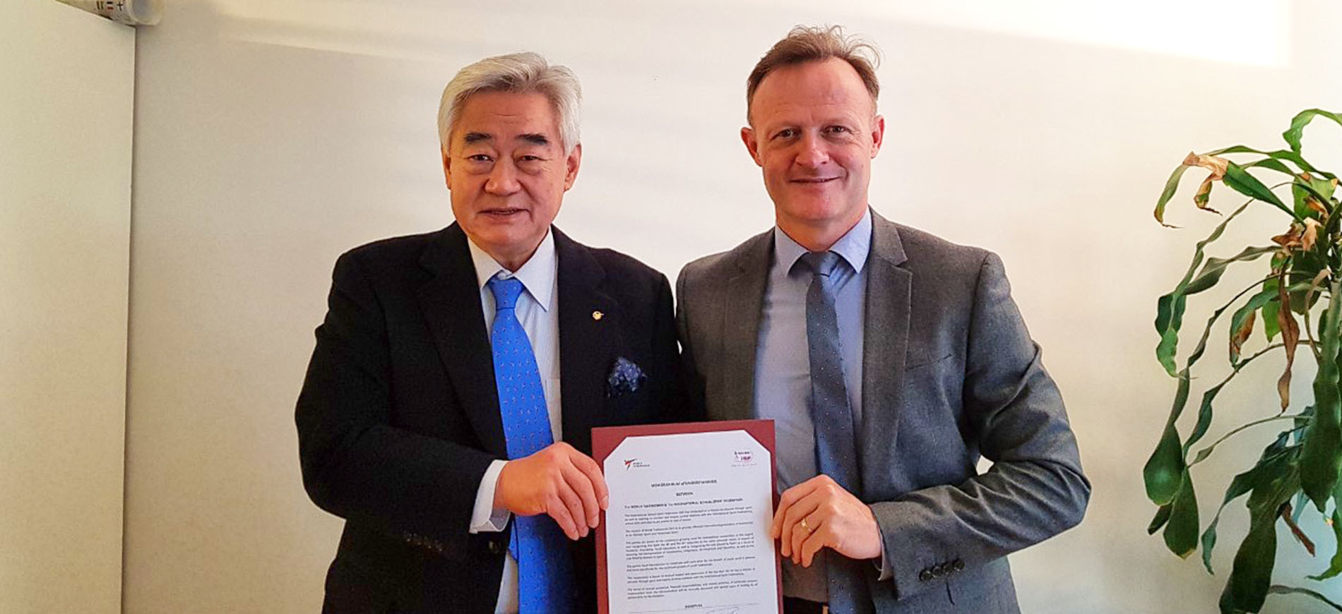 World Taekwondo and ISF sign cooperation agreement