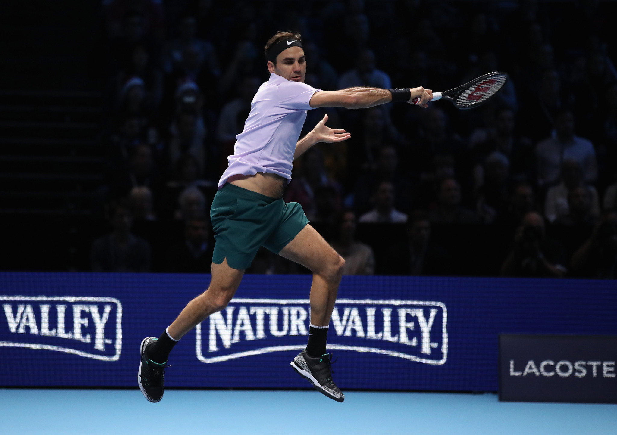 Roger Federer earned a straight sets win over Jack Sock ©Getty Images