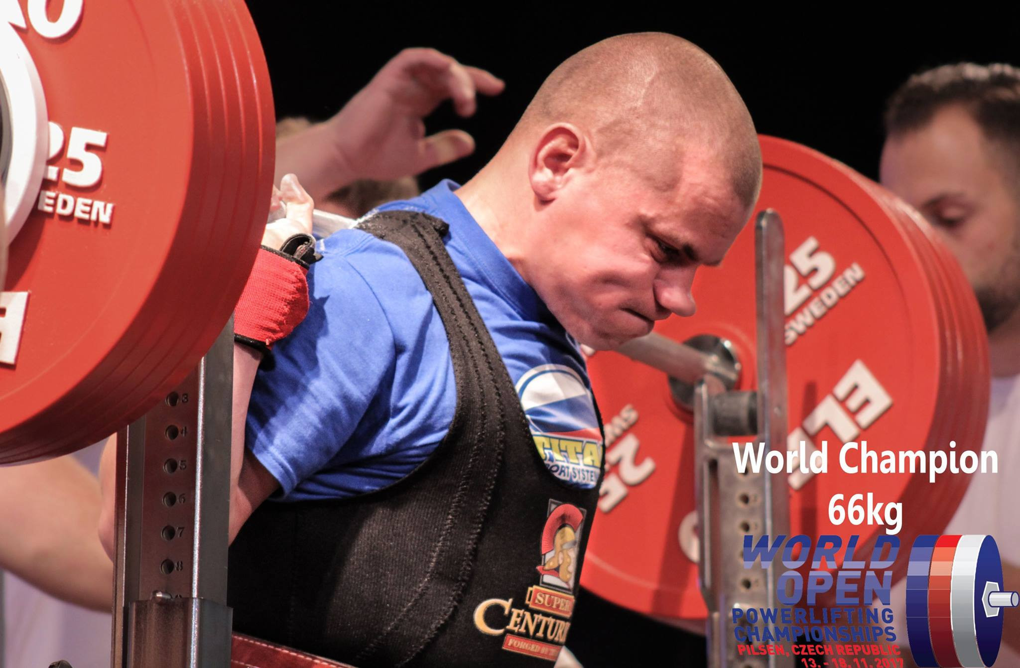 Sergey Gladkikh gave Russia their second gold on the opening day of competition ©IPF