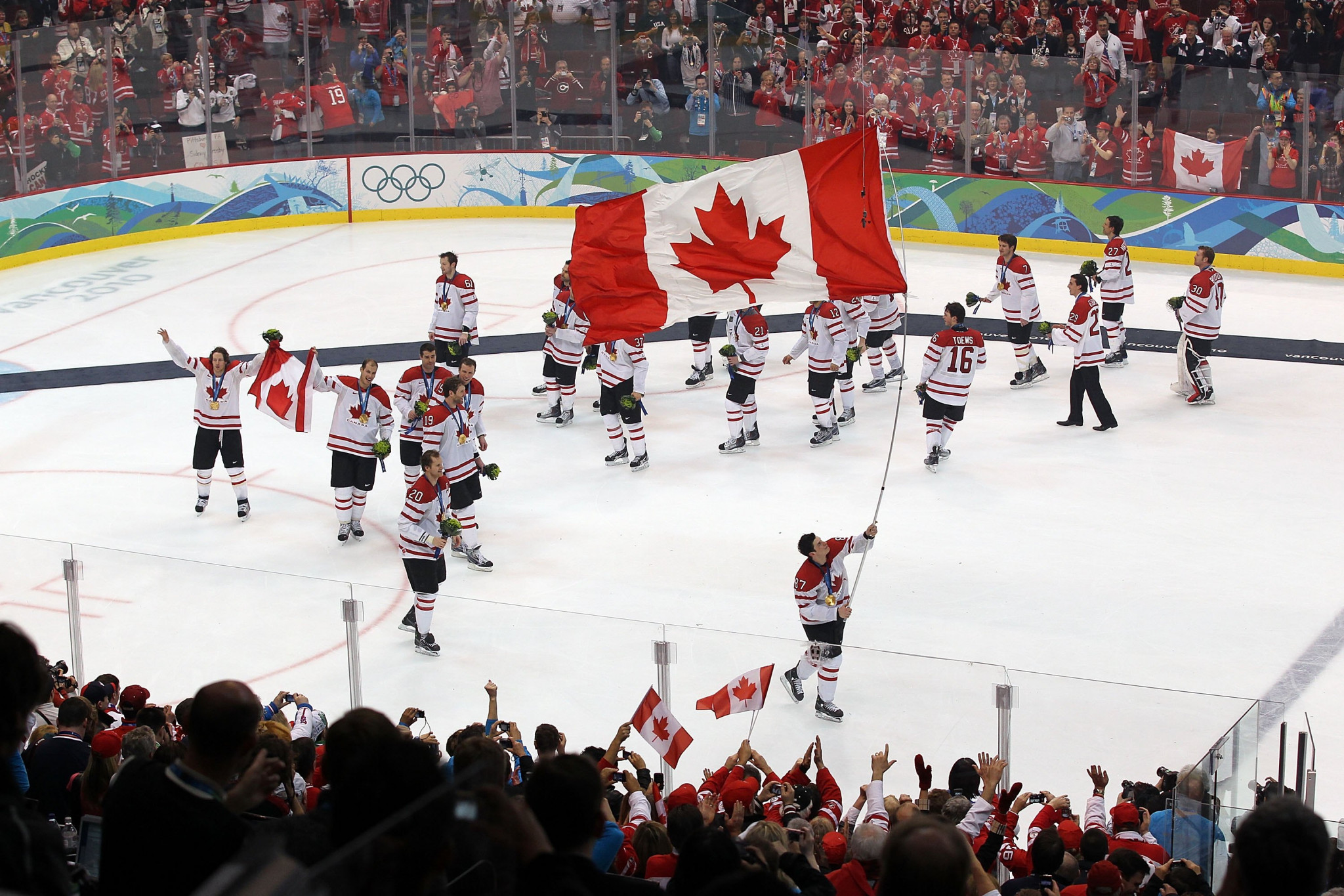 A Canada team packed with NHL stars celebrate Winter Olympic gold