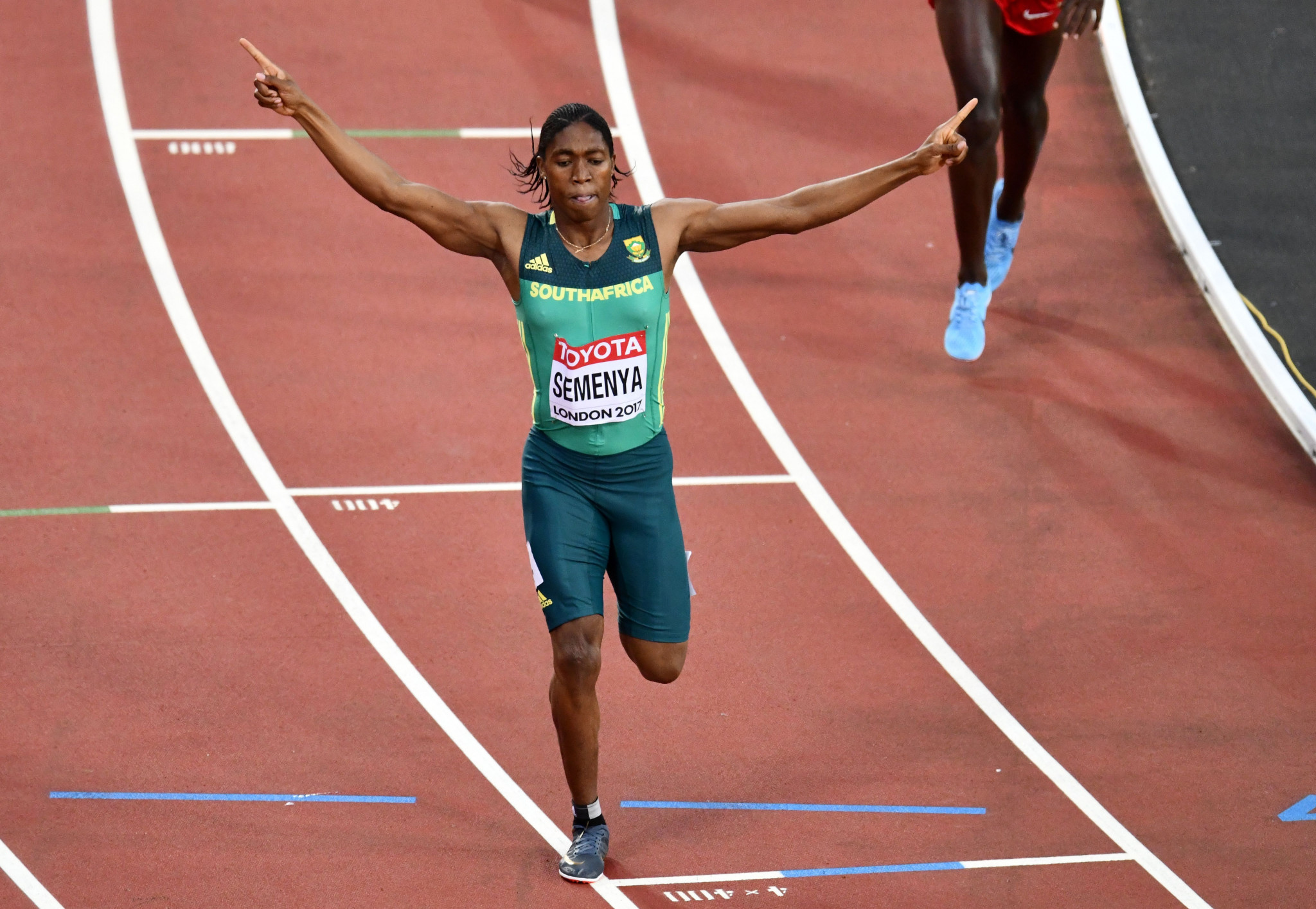 Caster Semenya won 800m gold and 1,500m bronze at London 2017 ©Getty Images