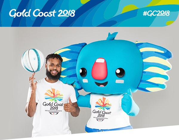Basketball star Patty Mills is among the ambassadors promoting Gold Coast 2018 products ©Gold Coast 2018