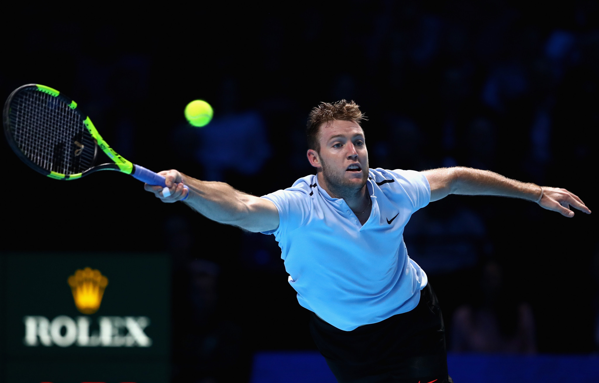 Jack Sock's next mission will be to defeat Germany's Alexander Zverev which will see him safely through to the last four in London ©Getty Images