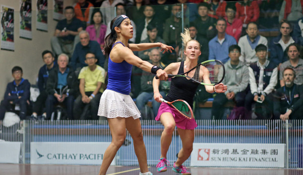 Malaysian Nicol David began her bid for an 11th Hong Kong Open crown with a four-game win over Canadian qualifier Danielle Letourneau ©PSA