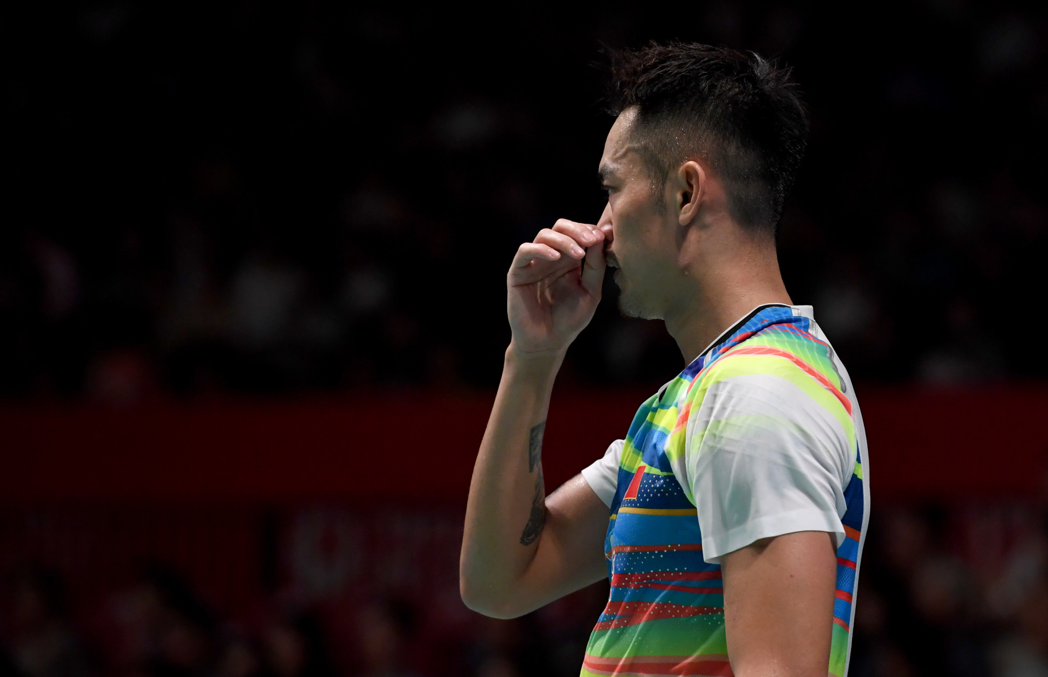 Lin Dan was upset in round one of his home tournament ©Getty Images