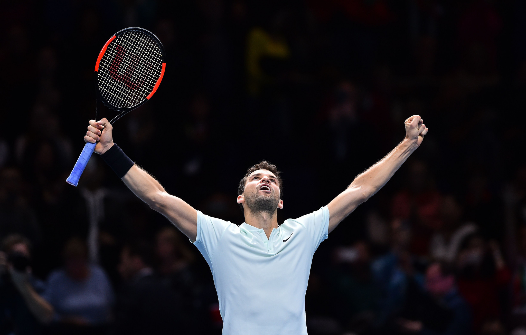 Dimitrov storms into ATP World Tour Finals last four after thrashing Goffin