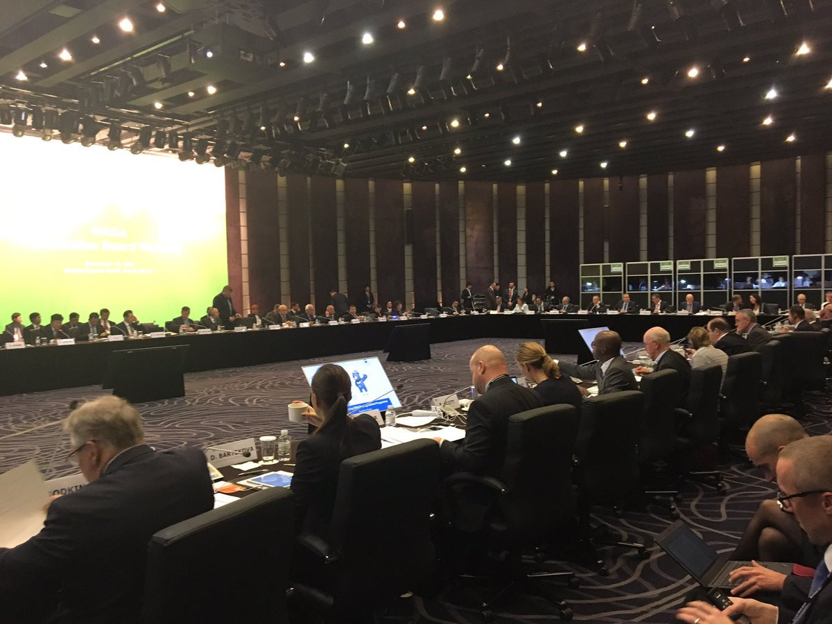 The World Anti-Doping Agency Foundation Board agreed that the organisation's budget will increase by eight per cent next year to $32 million ©Twitter