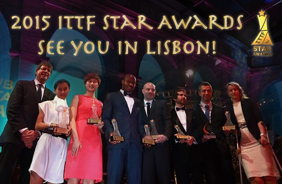 The 2015 ITTF Star Awards will be held in Lisbon ©ITTF