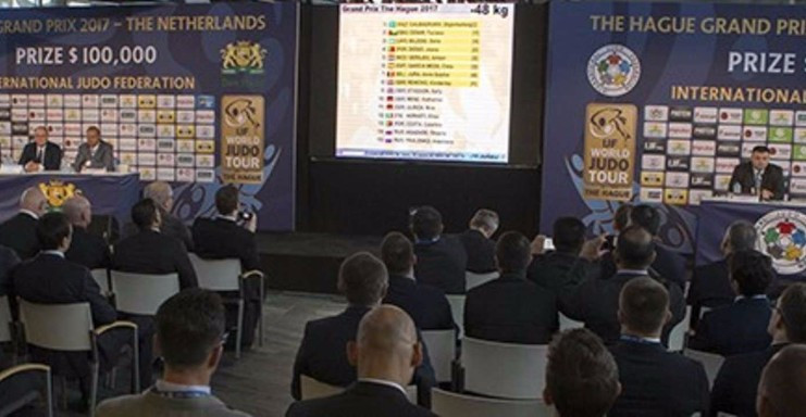 The official draw was held today ©IJF