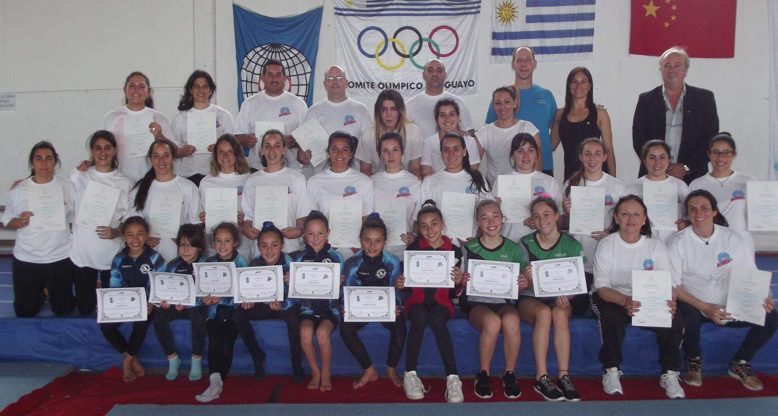 Twenty-four coaches took part in the course with young gymnasts involved in practical and theoretical sessions ©COU