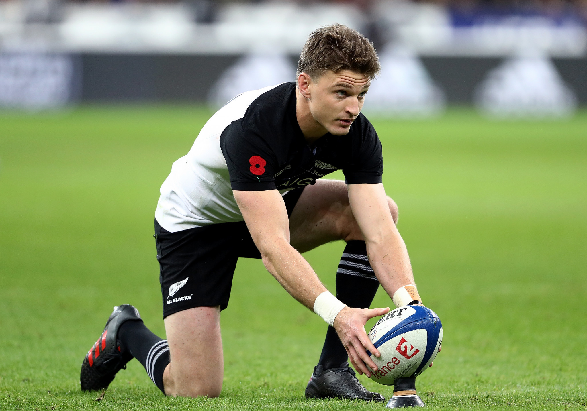 Beauden Barrett of New Zealand could claim the World Rugby men's award for the second year in a row ©Getty Images