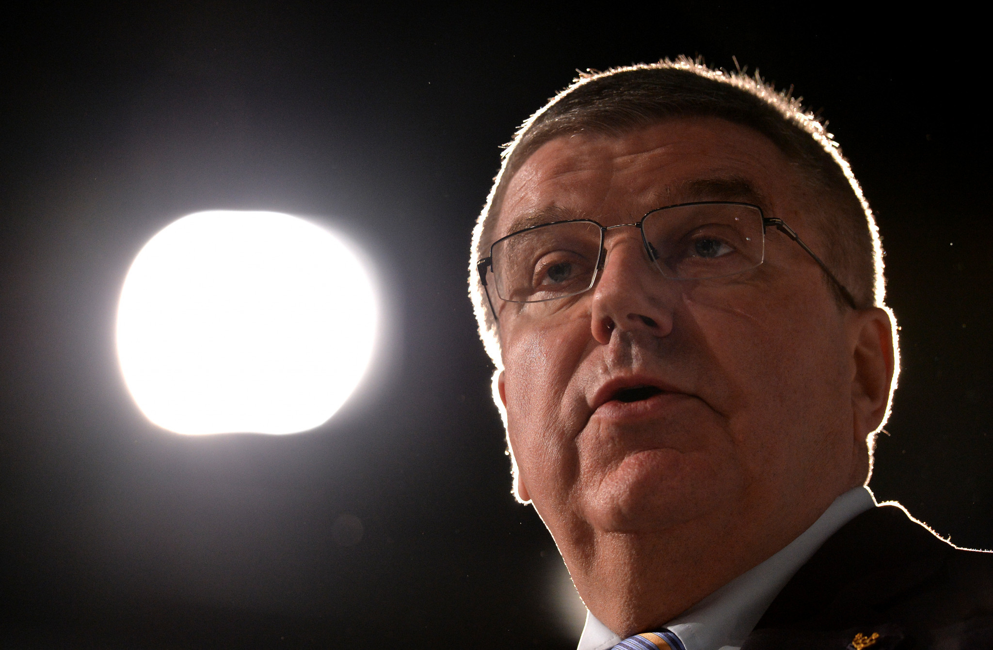 IOC President Thomas Bach said RUSADA's non-compliance and Russia competing at Pyeongchang 2018 were separate issues ©Getty Images