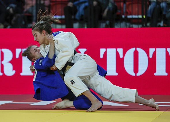 Kosovo's Nora Gjakova came out on top in the women's under 57kg category ©IJF