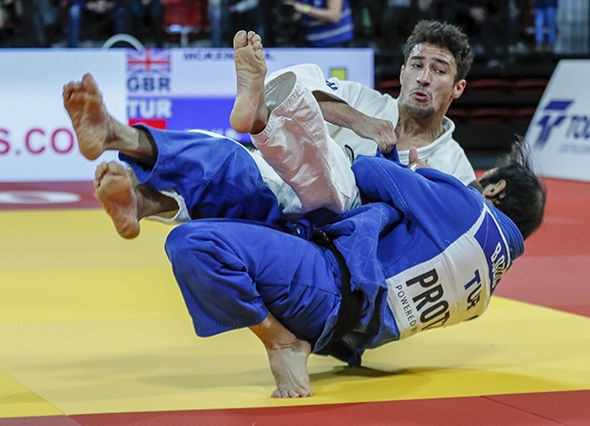 Turkey's Bekir Ozlu tasted victory in the men's under 60kg division ©IJF
