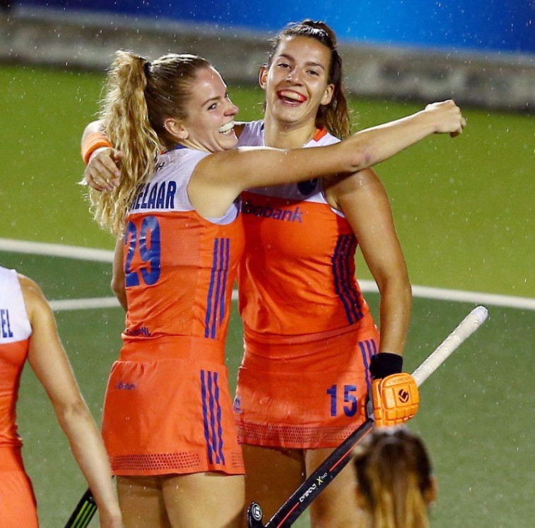 The Dutch beat United States to double their win tally in Auckland ©FIH