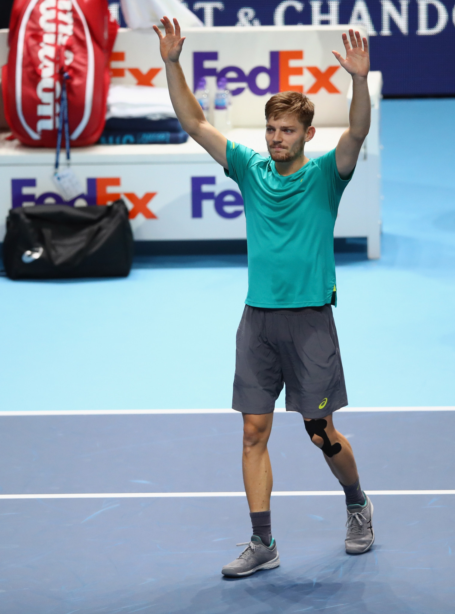 Shock win over Federer earns Goffin final place against Dimitrov at ATP World Tour Finals
