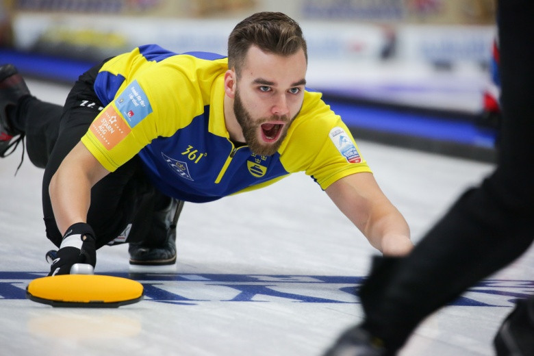 Sweden's defending champions won both their opening games in the men's round robin at the European Curling Championships in St Gallen ©WCF