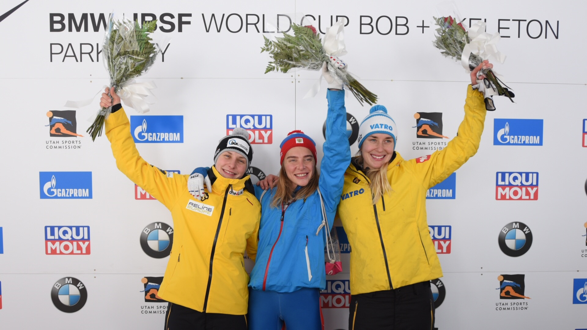 Russia’s Elena Nikitina claimed her first World Cup win since 2013 ©IBSF