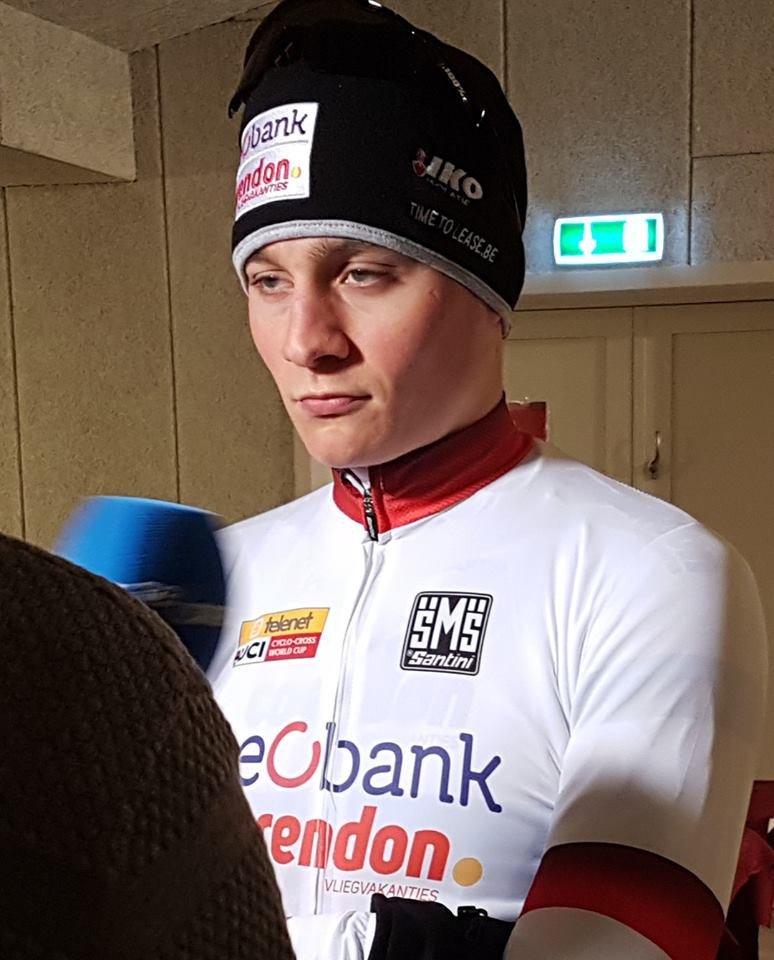Dutch rider Mathieu van der Poel continued his fine recent form by winning the men's race ©Cross Denmark/Facebook