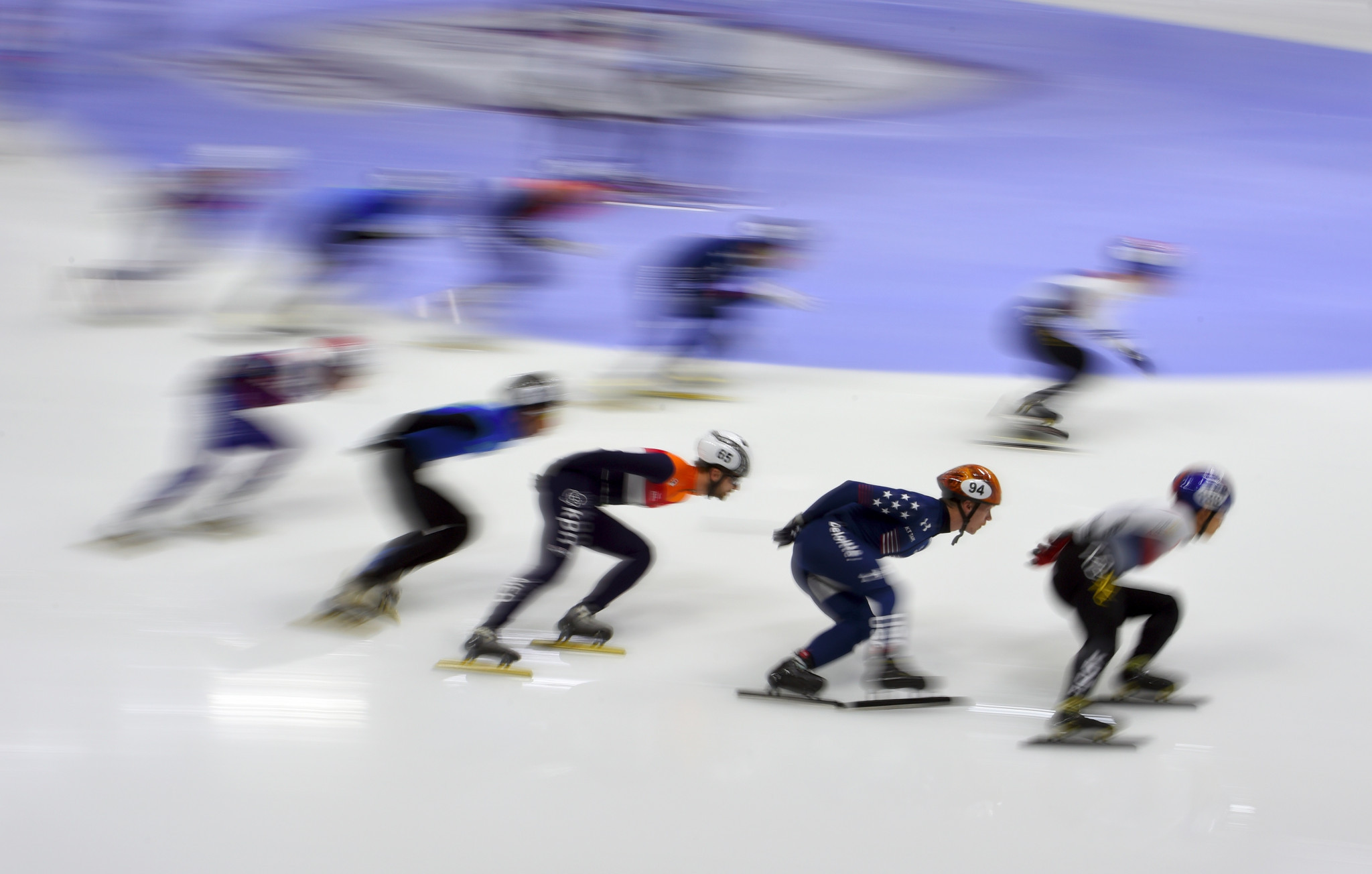 South Korea came out on top in the men's 5000 metre relay final at the ISU World Cup Short Track Speed Skating in Seoul on November 19, 2017©Getty Images
