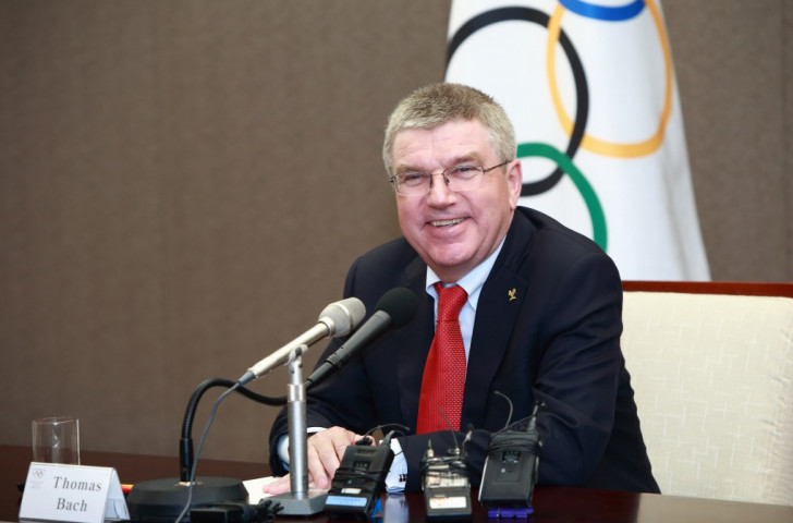 IOC President Thomas Bach praised Pyeongchang for its "great progress" in their preparations for the Winter Olympic and Paralympic Games ©Pyeongchang 2018