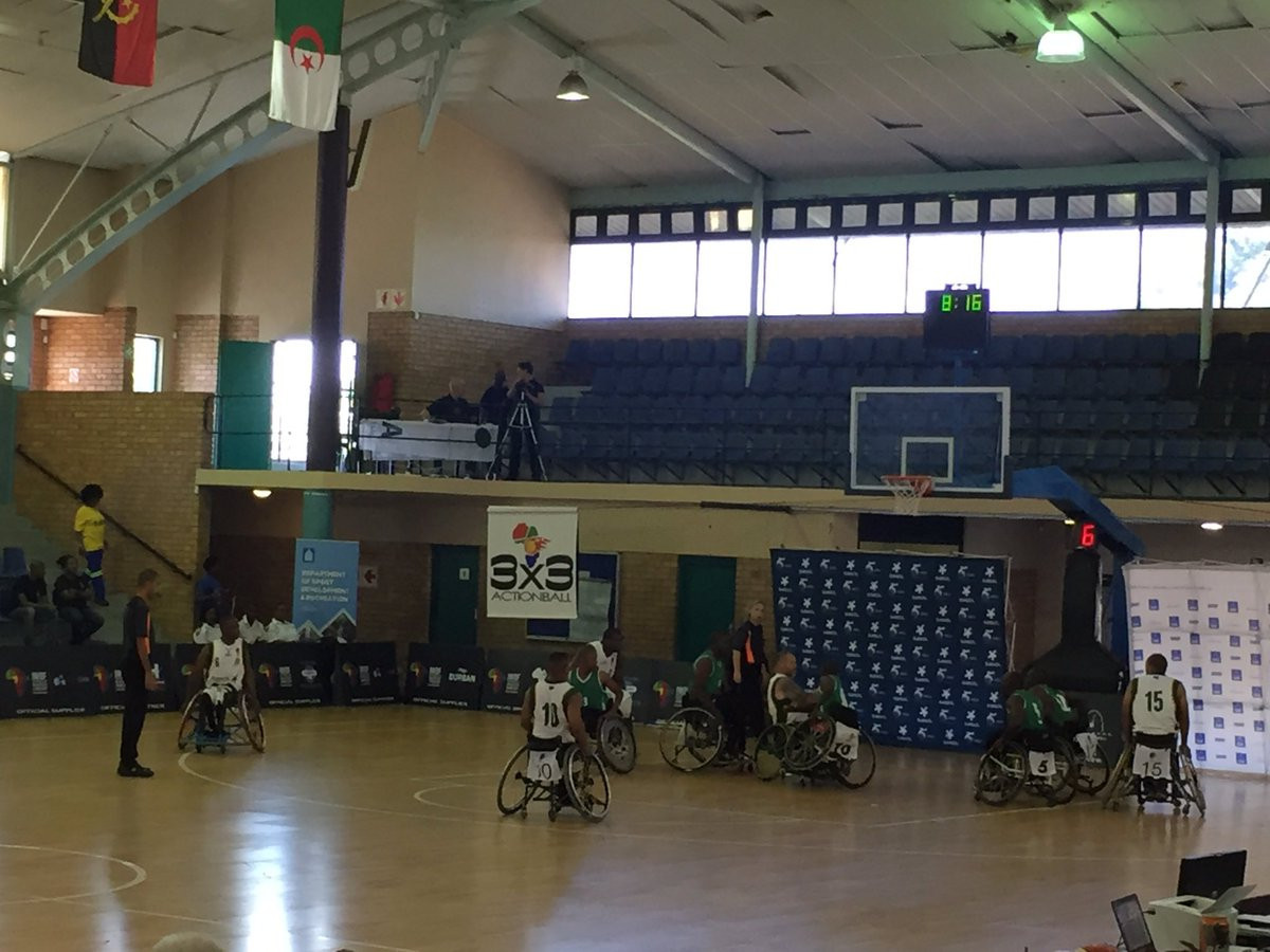 Algeria and South Africa claimed victories on the third day of competition ©©Twitter/amawheelaboys