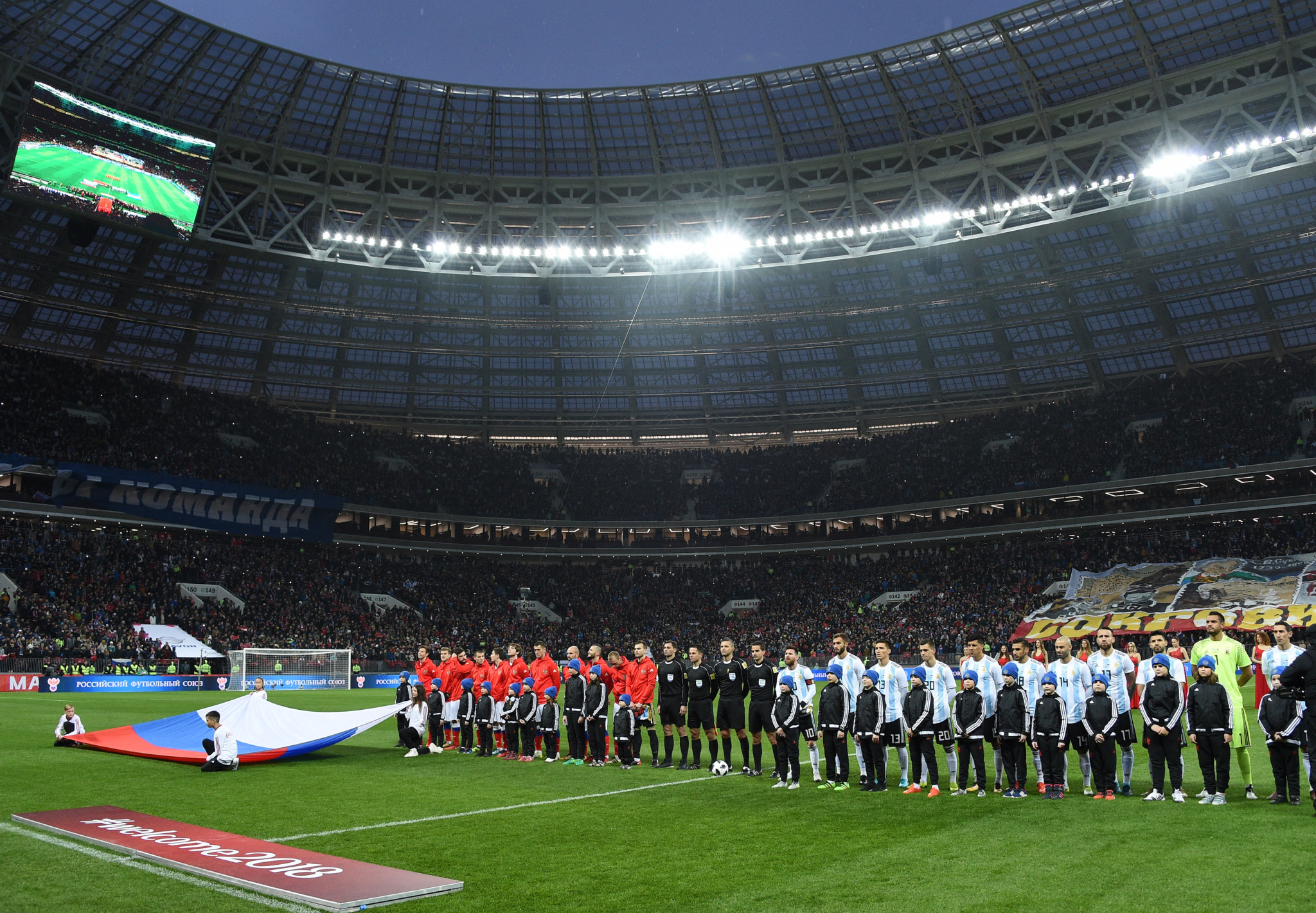 Russian World Cup officials promise not to repeat mistakes of opening match at Luzhniki Stadium
