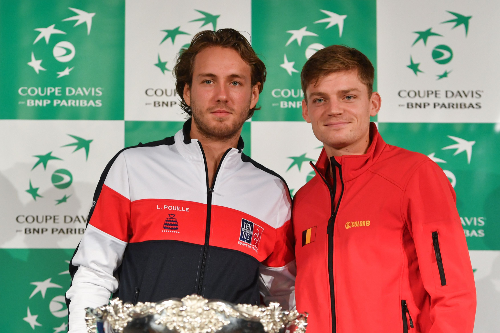 David Goffin and Lucas Pouille will put their friendship to one side when they kick off the 2017 Davis Cup by BNP Paribas Final on Friday ©Getty Images