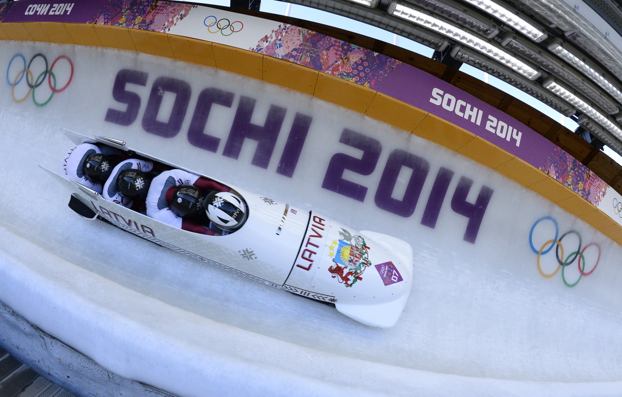 Latvia are set to be upgraded to the gold medal in the four-man event ©Getty Images
